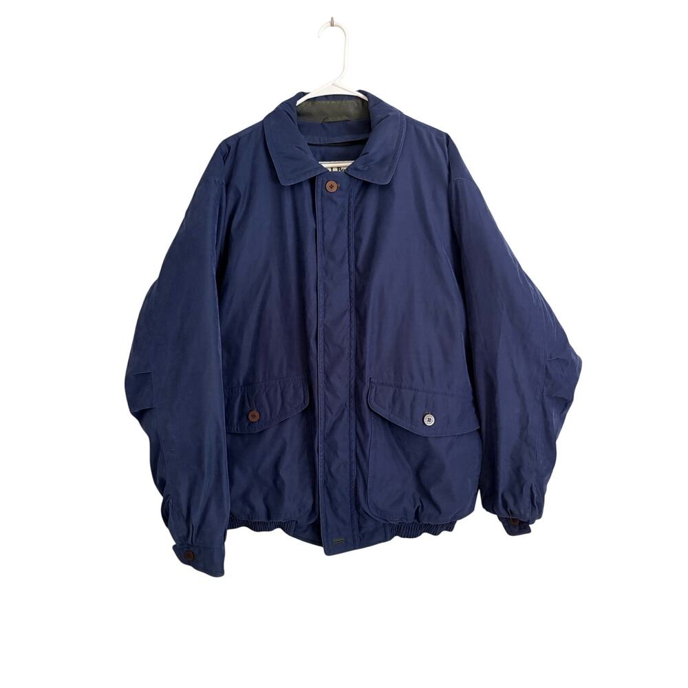Vintage 90s L.L Bean Down Filled 3-in-1 Coat Jacket Blue Men's Large T Gorpcore